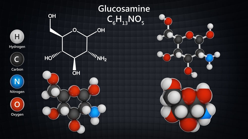 glucosamin kemisk formel